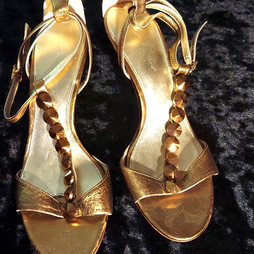 Via Spiga gold sandles